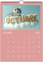 Minino Calendar 2026 😻 | SPANISH | Cute Kittens Perfect Gift for Cat Lovers
