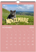 Minino Calendar 2026 😻 | SPANISH | Cute Kittens Perfect Gift for Cat Lovers
