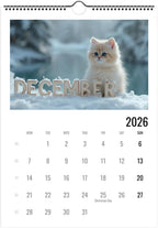 Cute Kittens 2026 Calendar 😻 | ENGLISH | Cute Kittens Perfect Gift for Kitten Lovers