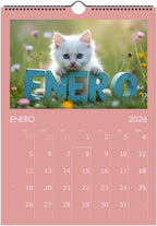 Minino Calendar 2026 😻 | SPANISH | Cute Kittens Perfect Gift for Cat Lovers
