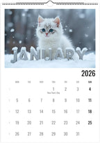 Cute Kittens 2026 Calendar 😻 | ENGLISH | Cute Kittens Perfect Gift for Kitten Lovers