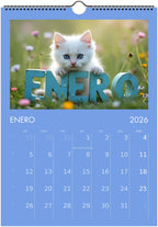 Minino Calendar 2026 😻 | SPANISH | Cute Kittens Perfect Gift for Cat Lovers