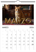 Minino Calendar 2026 😻 | SPANISH | Cute Kittens Perfect Gift for Cat Lovers