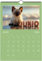 Minino Calendar 2026 😻 | SPANISH | Cute Kittens Perfect Gift for Cat Lovers