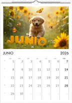 2026 Cute Puppies Calendar 🐶 | ENGLISH | Beautiful Dog Calendar A4/A3 | Gift for Dog Lovers | Decorative Cute Puppies 2026 Calendar