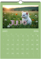 Minino Calendar 2026 😻 | SPANISH | Cute Kittens Perfect Gift for Cat Lovers