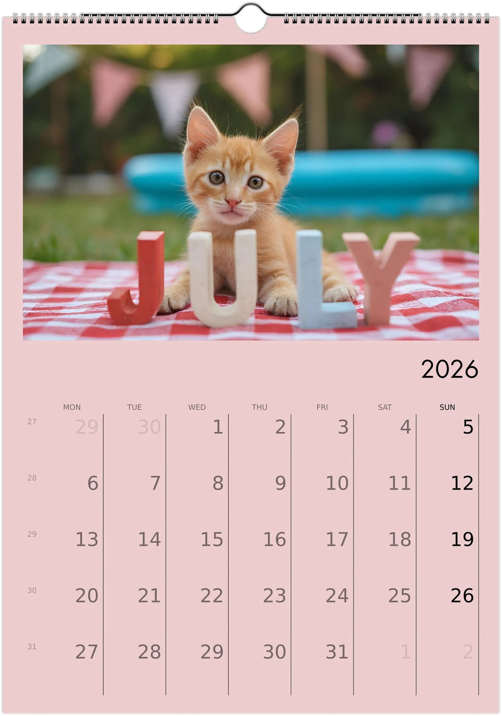 Cute Kittens 2026 Calendar 😻 | ENGLISH | Cute Kittens Perfect Gift for Kitten Lovers
