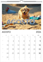 2026 Cute Puppies Calendar 🐶 | ENGLISH | Beautiful Dog Calendar A4/A3 | Gift for Dog Lovers | Decorative Cute Puppies 2026 Calendar