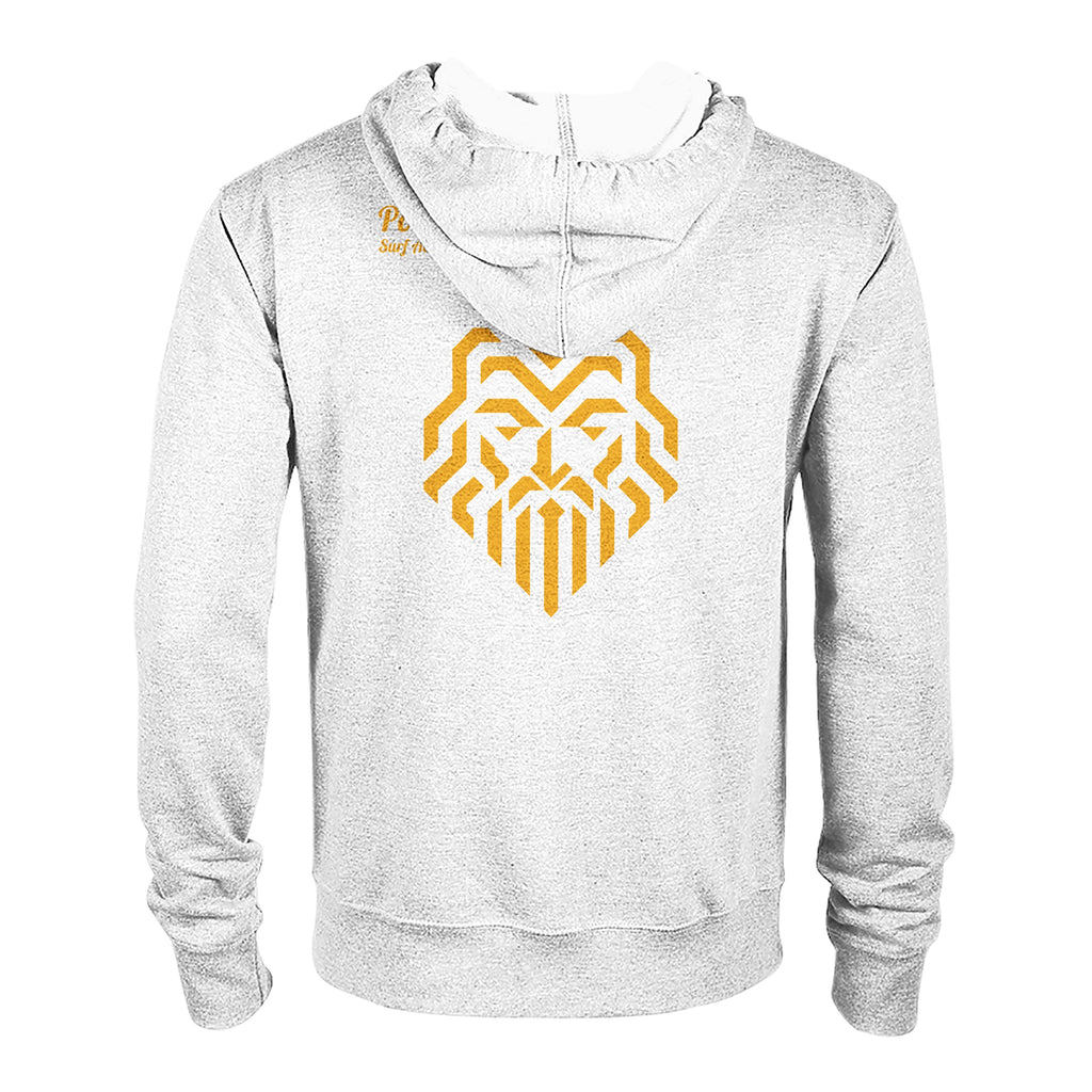 Unisex Zip-Up Hoodie Poseidon Surf Academy 🌊 | Organic Cotton and Recycled Polyester | Sustainable Surf Hoodie for Men and Women