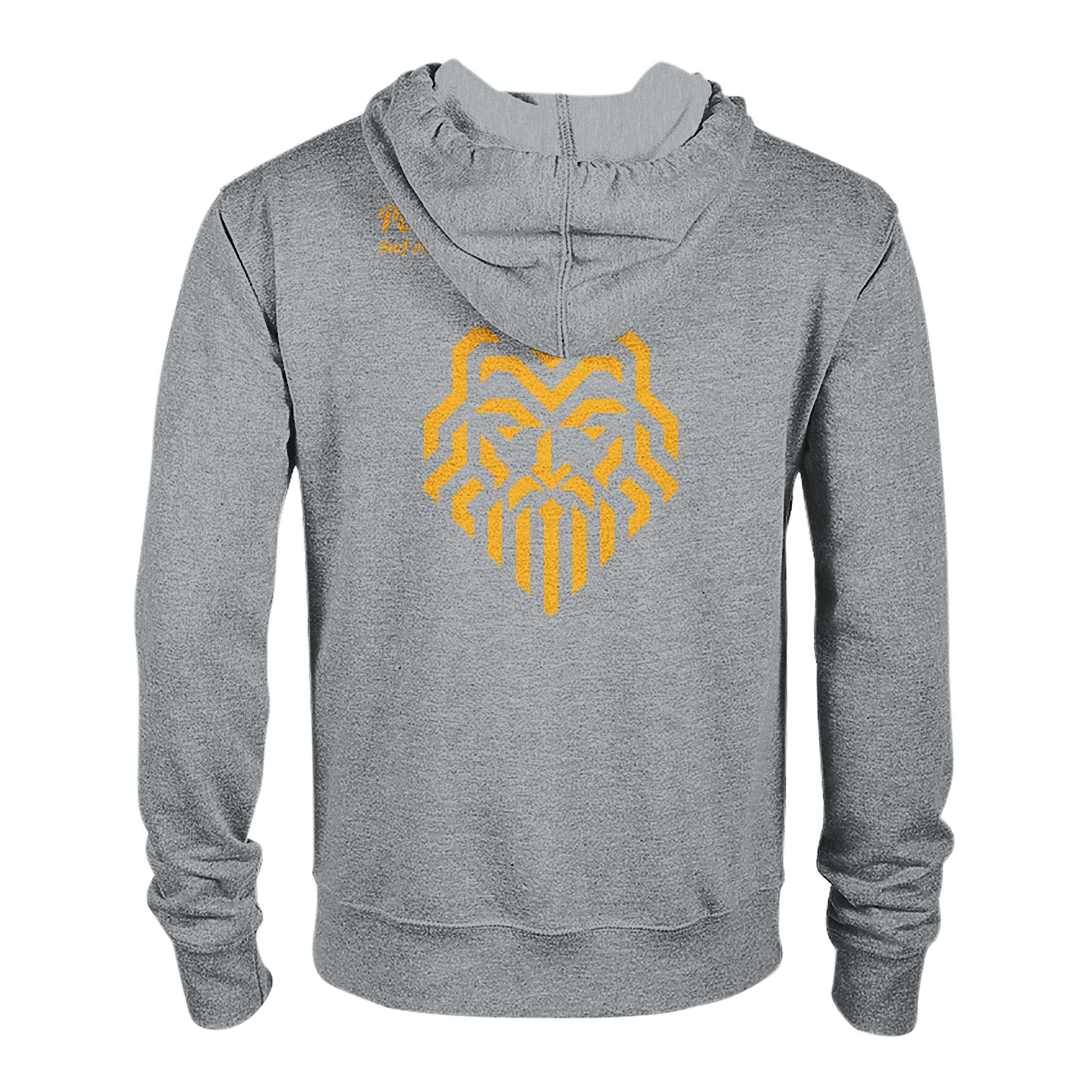 Unisex Zip-Up Hoodie Poseidon Surf Academy 🌊 | Organic Cotton and Recycled Polyester | Sustainable Surf Hoodie for Men and Women