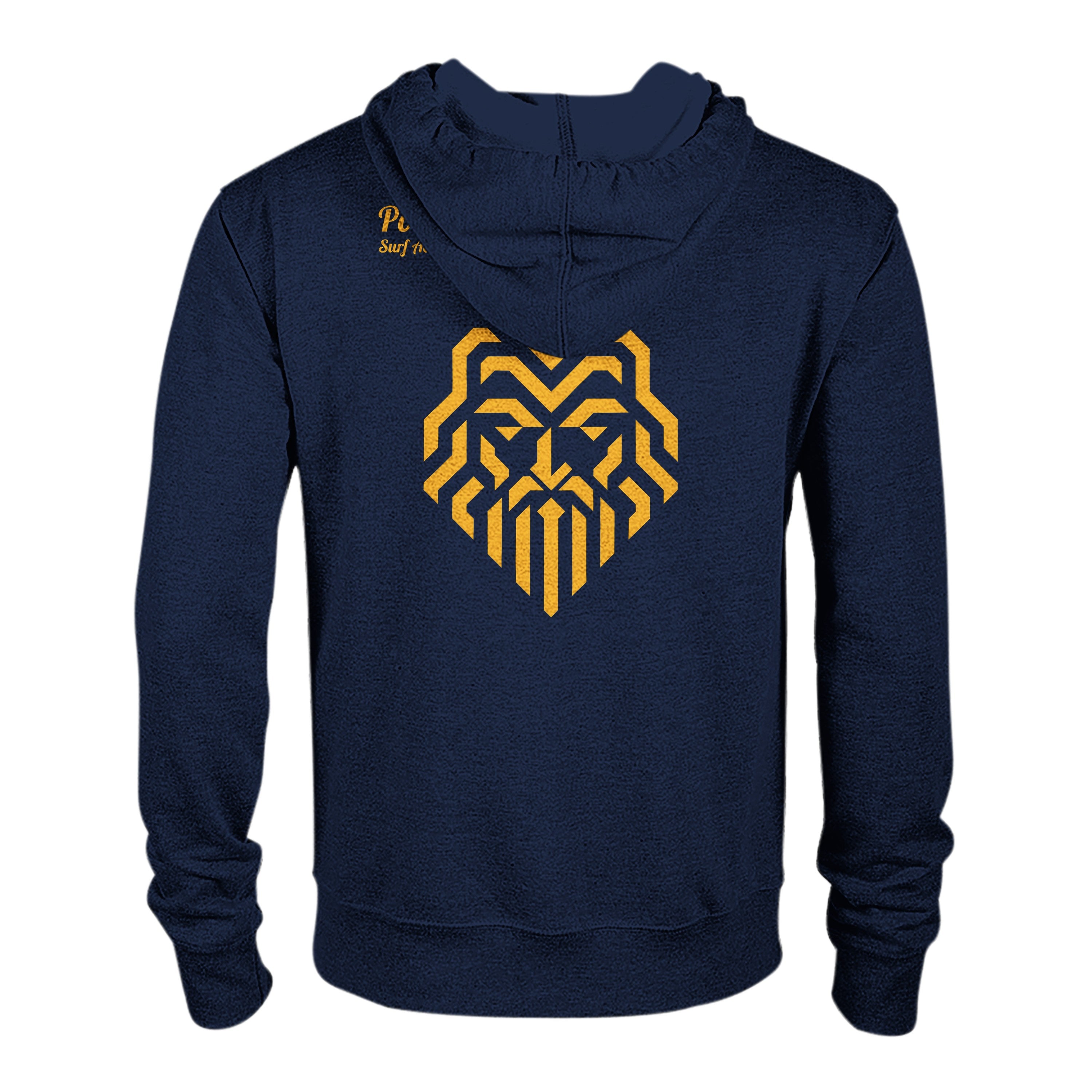 Unisex Zip-Up Hoodie Poseidon Surf Academy 🌊 | Organic Cotton and Recycled Polyester | Sustainable Surf Hoodie for Men and Women