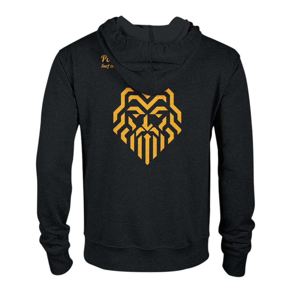 Unisex Zip-Up Hoodie Poseidon Surf Academy 🌊 | Organic Cotton and Recycled Polyester | Sustainable Surf Hoodie for Men and Women