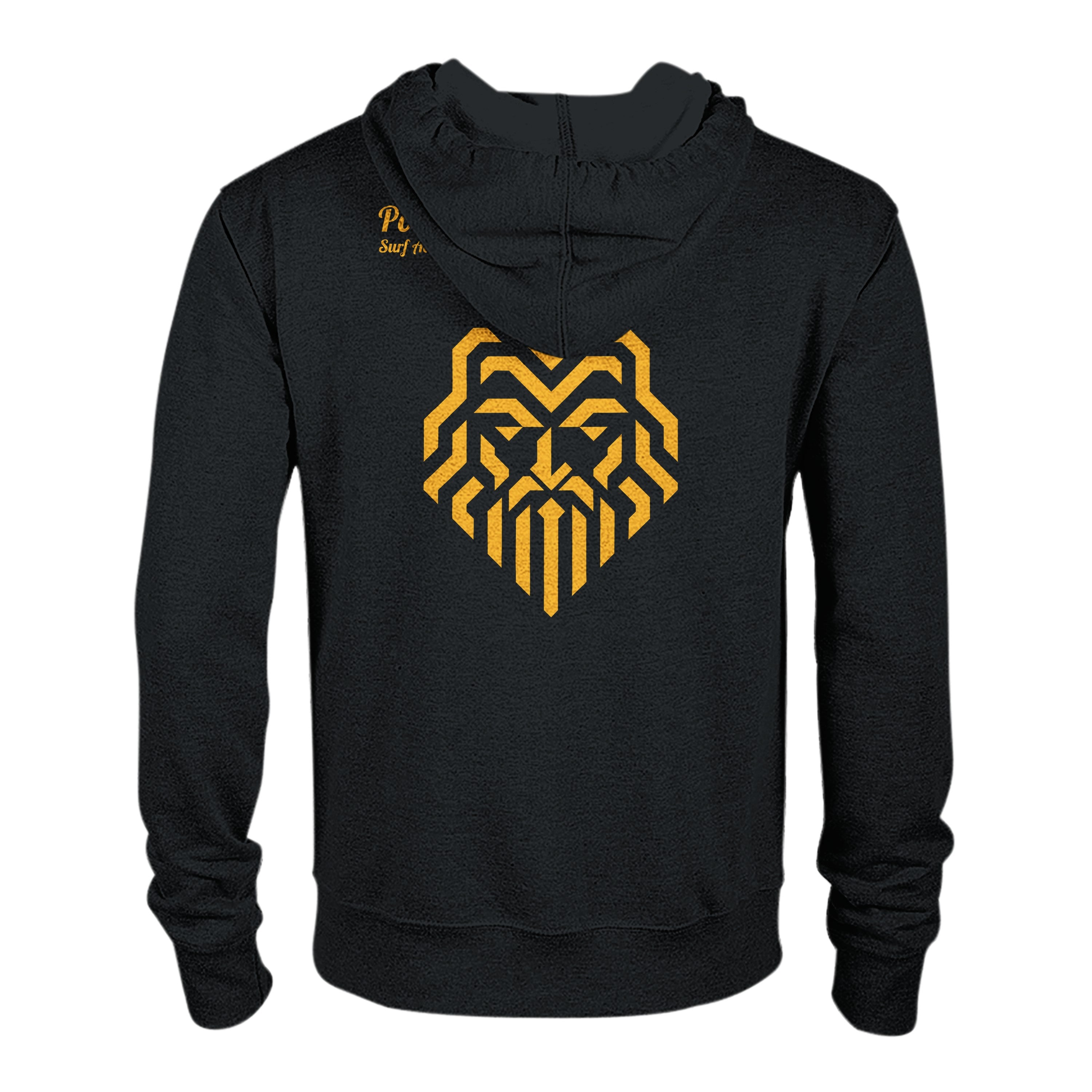 Unisex Zip-Up Hoodie Poseidon Surf Academy 🌊 | Organic Cotton and Recycled Polyester | Sustainable Surf Hoodie for Men and Women