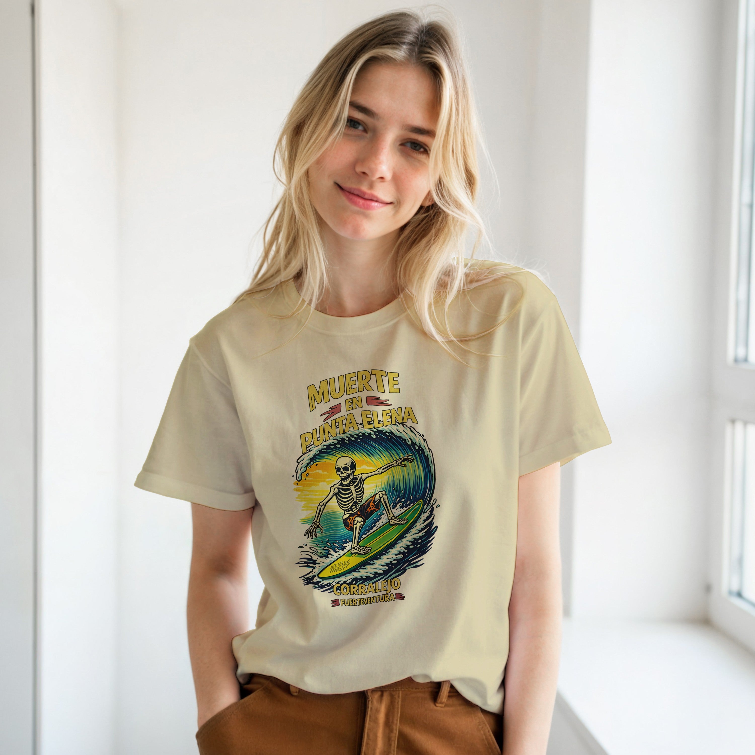 PUNTA ELENA DEATH - Unisex Surf T-Shirt | Surf School | Surf Gift