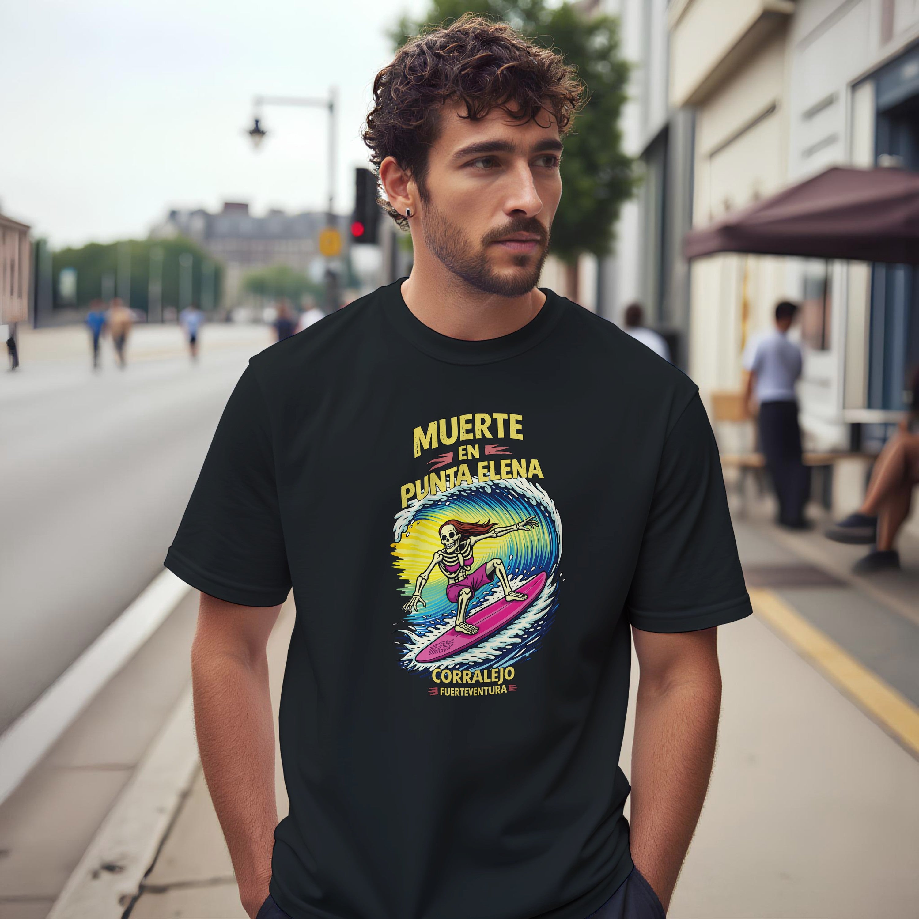 PUNTA ELENA DEATH - Unisex Surf T-Shirt | Surf School | Surf Gift